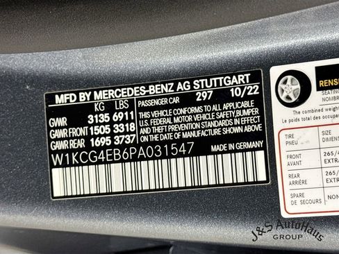 Used 2023 Mercedes-Benz EQS 580 4MATIC Sedan w/ Exclusive Trim Package image 41
