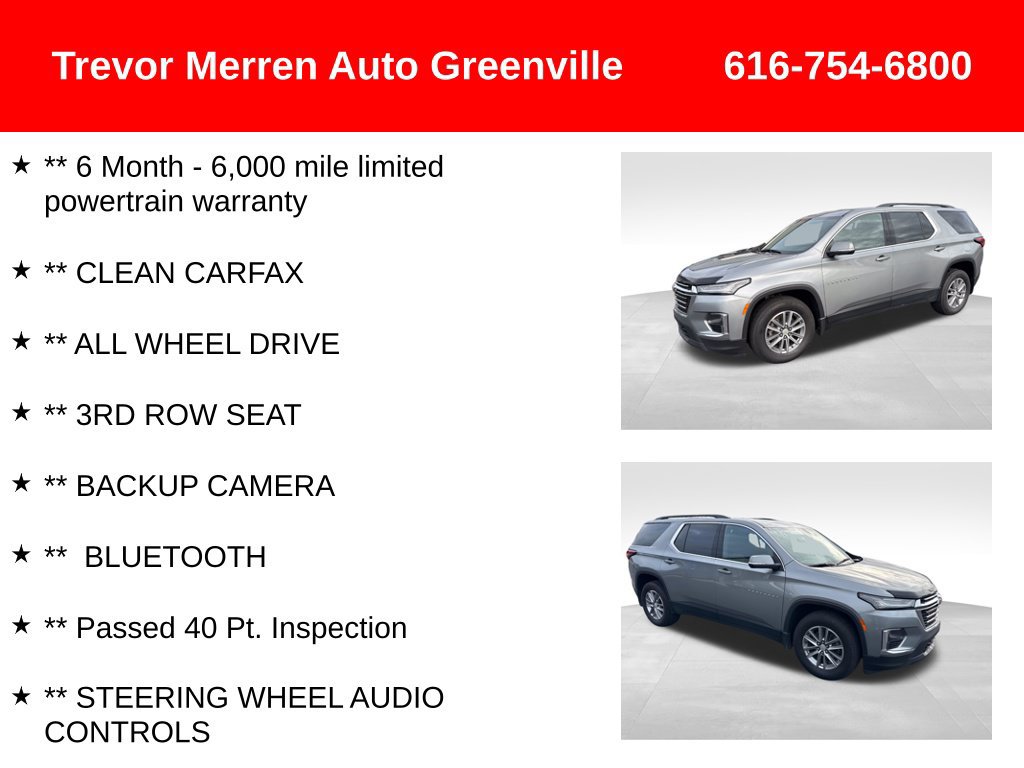 Used 2023 Chevrolet Traverse LT AWD/4WD image 7