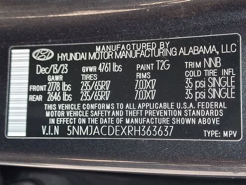 Used 2024 Hyundai Tucson SE AWD/4WD image 26