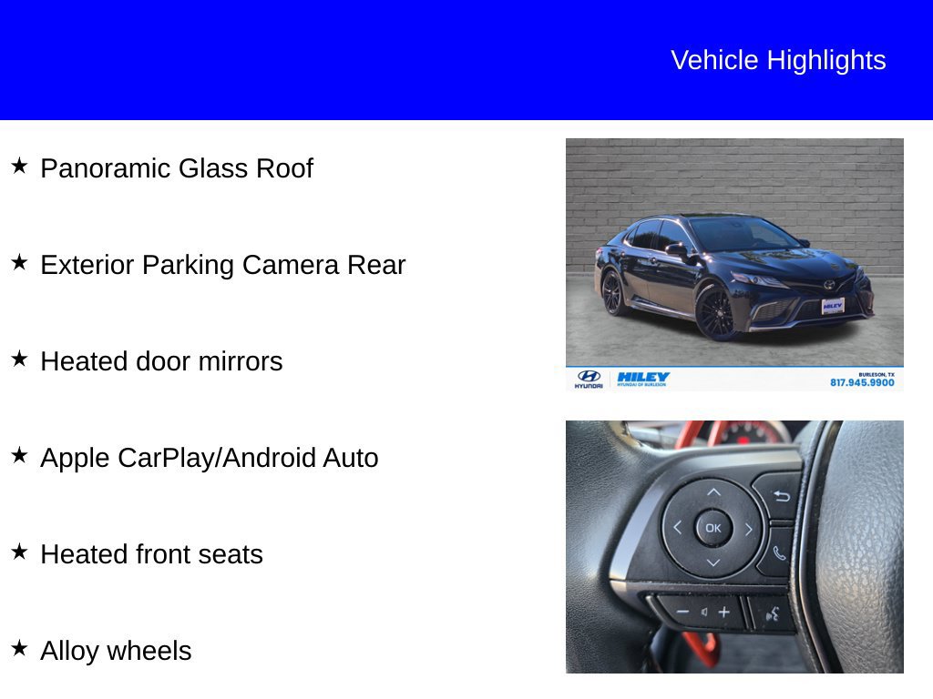 Used 2022 Toyota Camry XSE FWD image 9