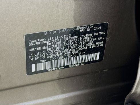 Used 2024 Subaru Forester Limited w/ Convenience Package AWD/4WD image 23