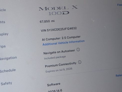 Used 2018 Tesla Model X 100D AWD/4WD image 8