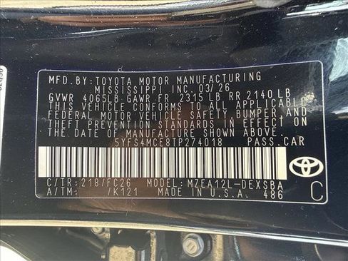 Used 2026 Toyota Corolla SE FWD image 20