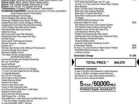 Used 2019 Chrysler Pacifica Touring-L Plus w/ Advanced Safetytec Group image 2