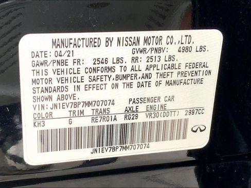 Used 2021 INFINITI Q50 Luxe image 34