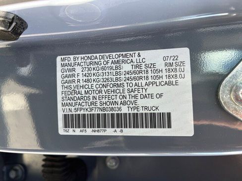 Used 2022 Honda Ridgeline RTL-E image 13