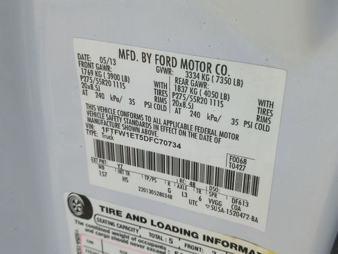 Used 2013 Ford F150 Lariat w/ Luxury Equipment Group image 44