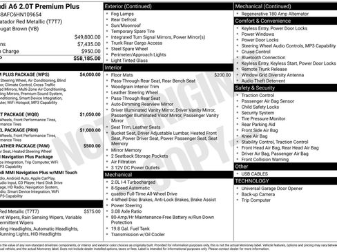 Used 2017 Audi A6 2.0T Premium Plus w/ Premium Plus Package image 5