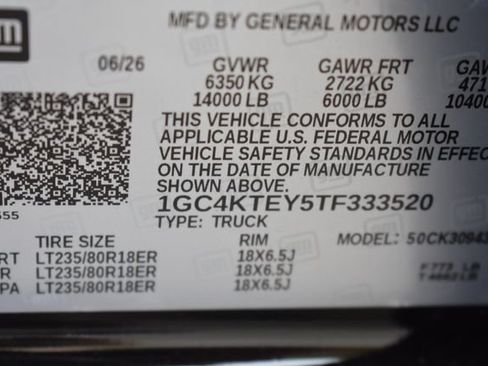 New 2026 Chevrolet Silverado 3500 LT w/ All Star Edition AWD/4WD image 38