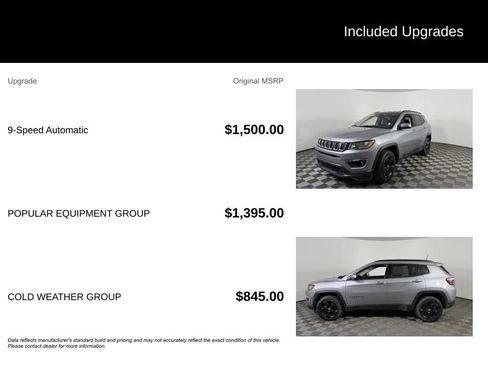 Used 2018 Jeep Compass Latitude w/ Popular Equipment Group AWD/4WD image 6