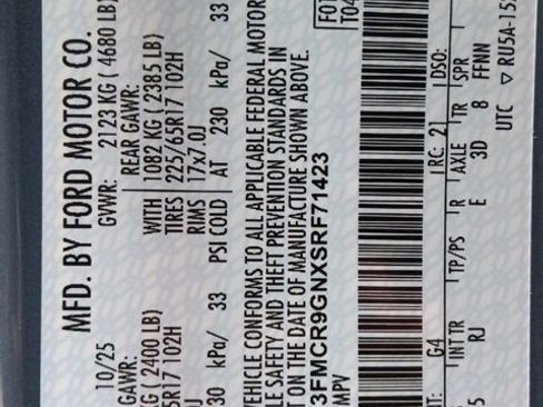 New 2025 Ford Bronco Sport Heritage w/ Convenience Package image 36