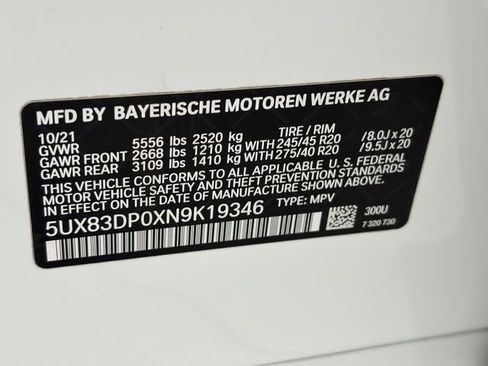 Used 2022 BMW X3 M40i w/ Parking Assistance Package AWD/4WD image 33