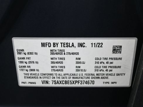 Used 2023 Tesla Model X AWD/4WD image 13