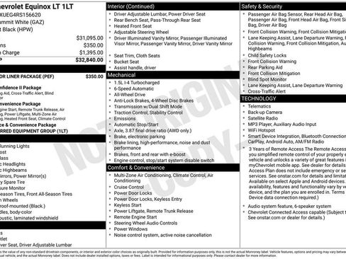 Used 2024 Chevrolet Equinox LT w/ LPO, Floor Liner Package AWD/4WD image 9