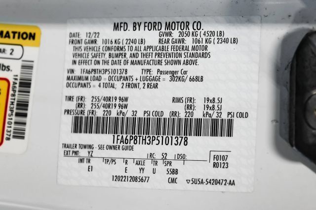 Used 2023 Ford Mustang Premium w/ Mustang Nite Pony Package RWD image 60