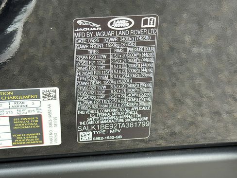 New 2026 Land Rover Range Rover Long Wheelbase Autobiography AWD/4WD image 44