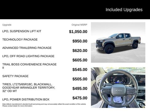 Certified 2024 Chevrolet Colorado Trail Boss w/ Technology Package AWD/4WD image 5
