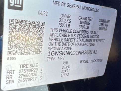 Used 2022 Chevrolet Tahoe LT w/ LT Signature Plus Package image 21