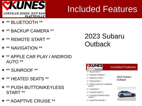 Used 2023 Subaru Outback Limited XT AWD/4WD image 2
