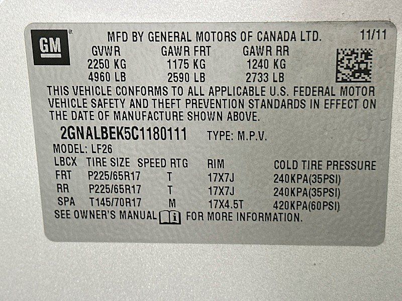 Used 2012 Chevrolet Equinox LS FWD image 29