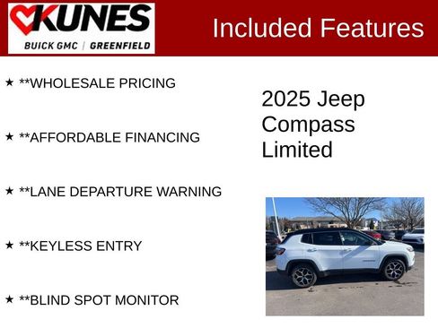 Used 2025 Jeep Compass Limited image 3