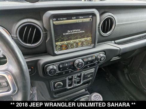 Used 2018 Jeep Wrangler Unlimited Sahara AWD/4WD image 23