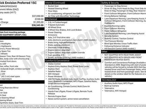 Used 2023 Buick Envision Preferred image 11