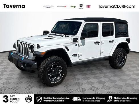 Used 2023 Jeep Wrangler Unlimited Rubicon 4xe image 1