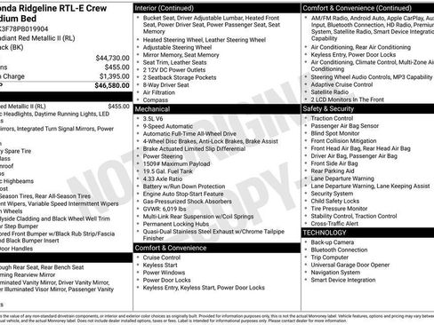 Certified 2023 Honda Ridgeline RTL-E image 36