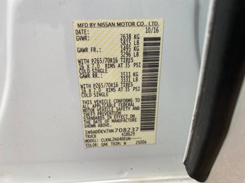 Used 2017 Nissan Frontier SV image 42