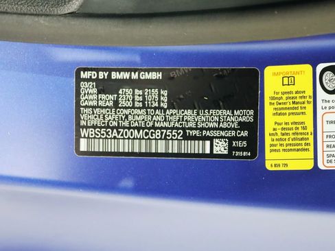 Used 2021 BMW M4 Coupe w/ Executive Package RWD image 44