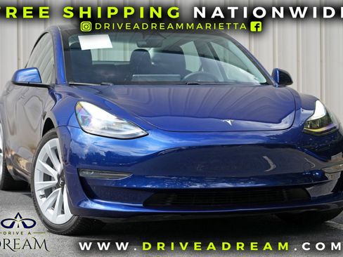 Used 2021 Tesla Model 3 Long Range AWD/4WD image 2