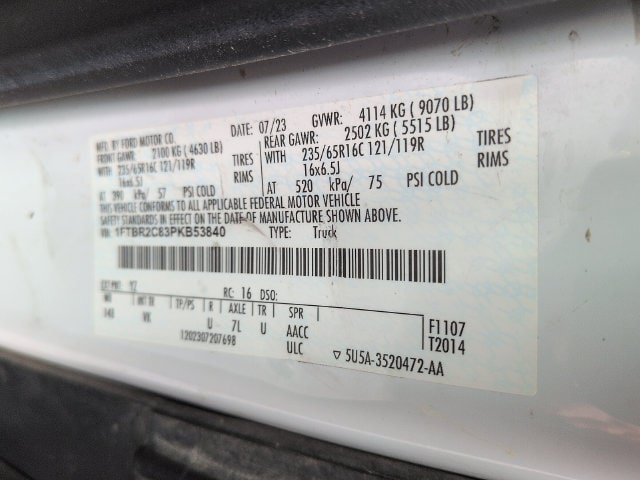 Used 2023 Ford Transit 250 Medium Roof AWD w/ Load Area Protection Package image 15