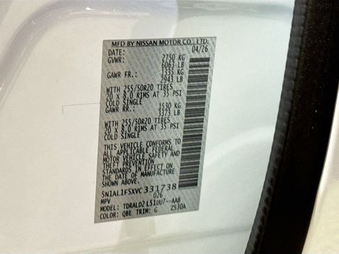 New 2027 INFINITI QX60 Luxe w/ Cargo Package FWD image 35