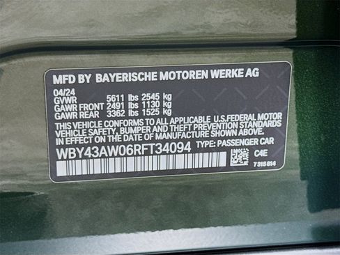 Certified 2024 BMW i4 eDrive35 w/ Premium Package image 33