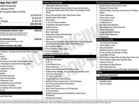 Used 2016 Dodge Dart SXT w/ Rallye Appearance Group image 39