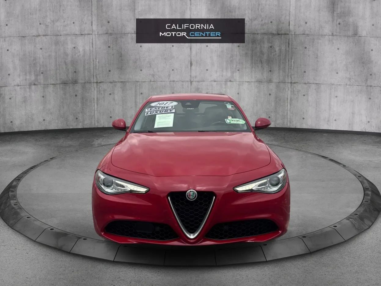 Used 2017 Alfa Romeo Giulia Ti w/ TI Lusso Light Wood Package RWD image 2