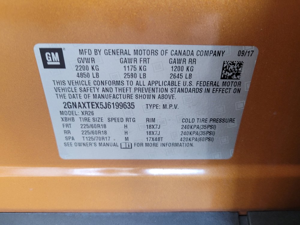 Used 2018 Chevrolet Equinox LT AWD/4WD image 33