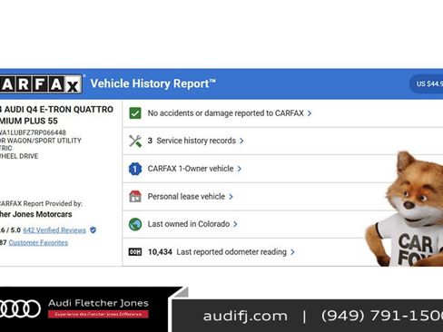 Used 2024 Audi Q4 e-tron Premium Plus w/ Premium Plus image 2