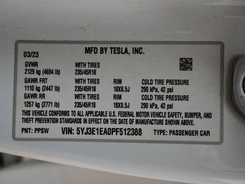 Used 2023 Tesla Model 3 Standard Range RWD image 43