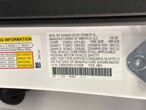 New 2026 Honda CR-V EX image 21