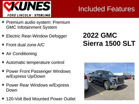 Used 2022 GMC Sierra 1500 SLT w/ X31 Off-Road Package AWD/4WD image 3
