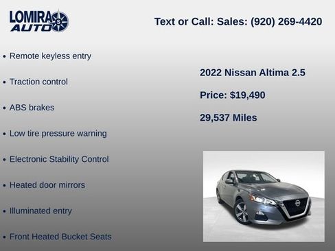 Used 2022 Nissan Altima 2.5 AWD/4WD image 8