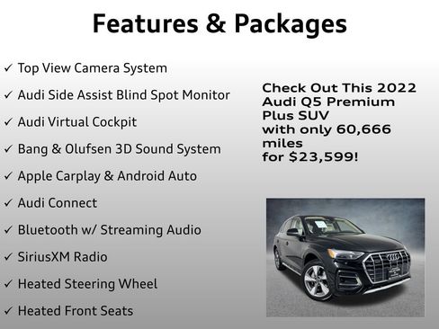 Used 2022 Audi Q5 2.0T Premium Plus AWD/4WD image 8