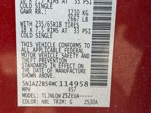 Used 2021 Nissan Murano SV image 29