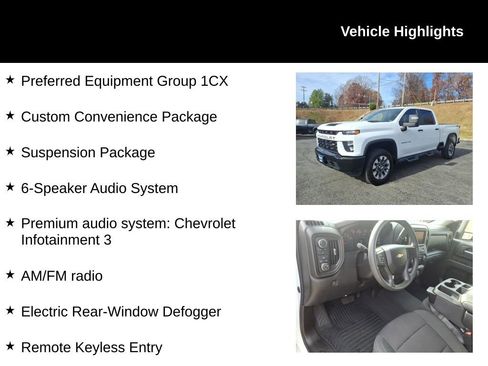 Used 2023 Chevrolet Silverado 2500 Custom w/ Custom Convenience Package image 7