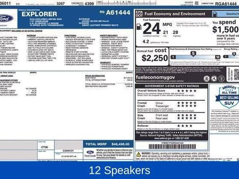 Used 2024 Ford Explorer Limited image 6