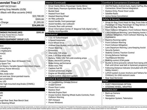 Certified 2025 Chevrolet Trax LT w/ LT Convenience Package FWD image 33