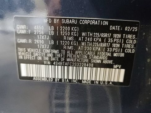 Used 2025 Subaru Outback Premium AWD/4WD image 36