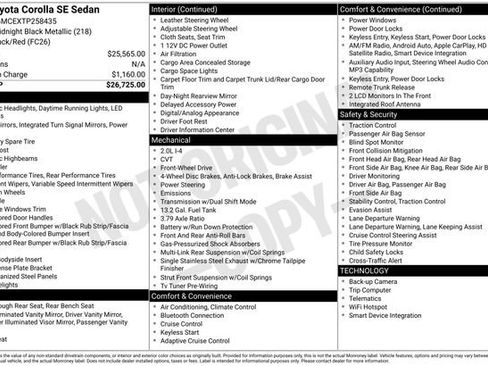 Used 2026 Toyota Corolla SE FWD image 37
